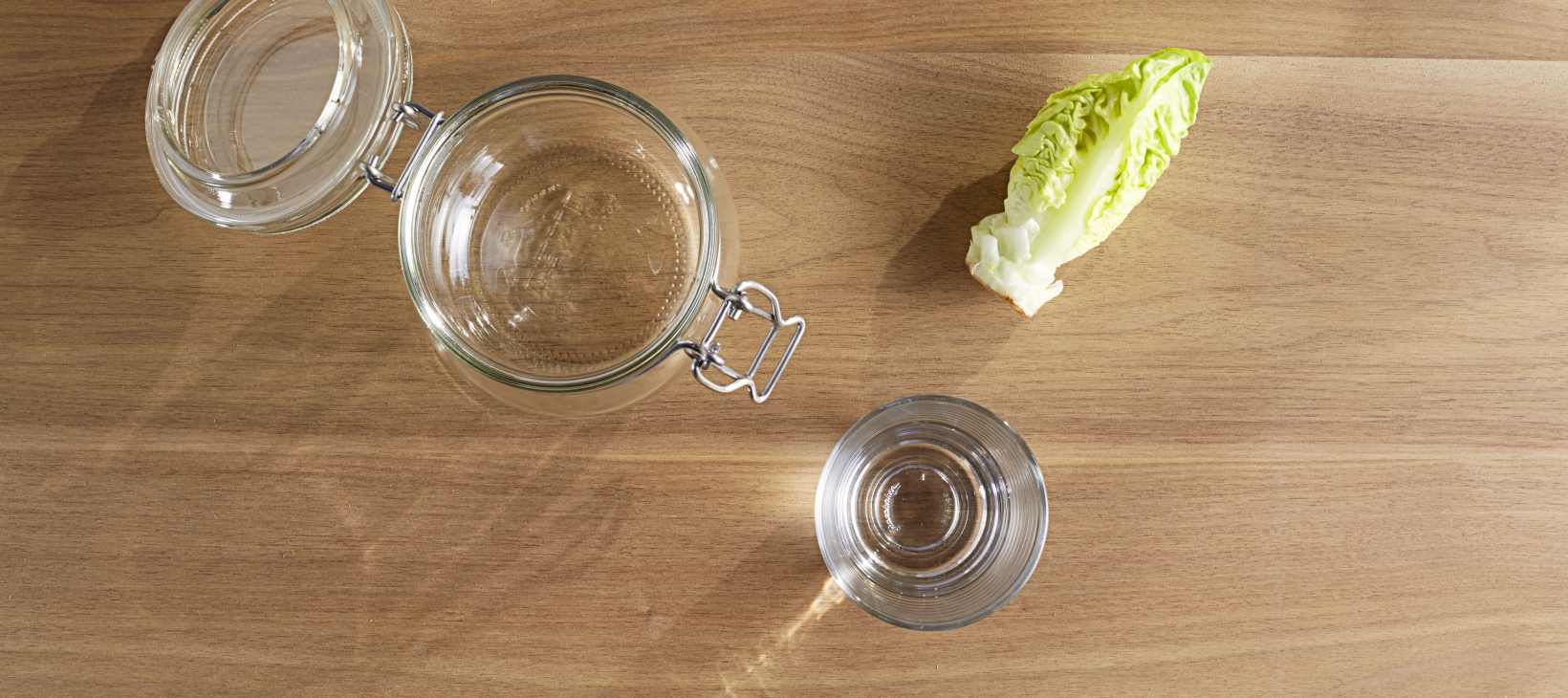 Material Salatherz-Tipp: Einmachglas und Glas